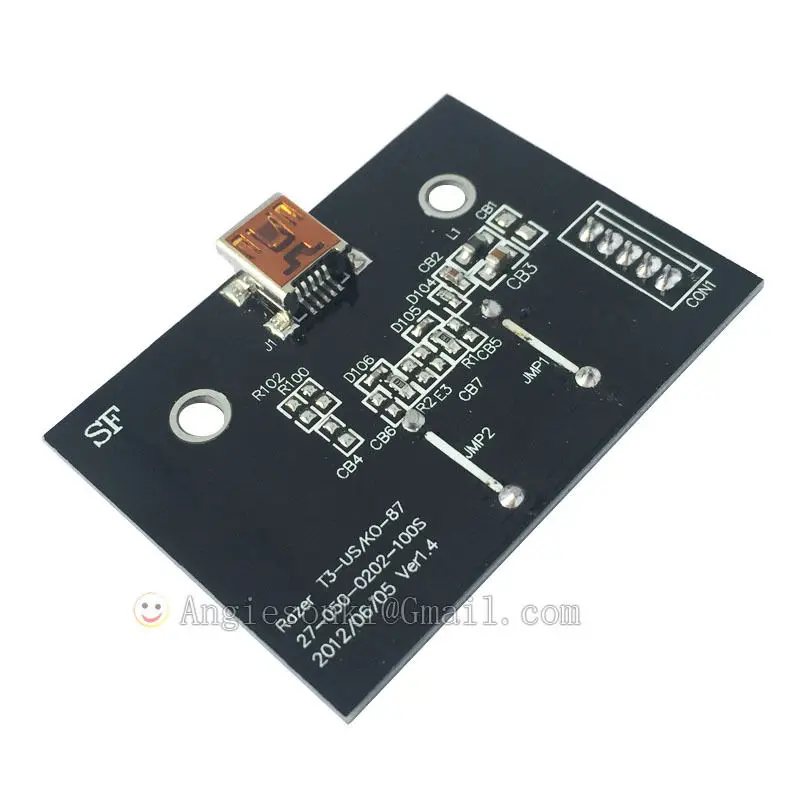  Mini USB Port connector board for RZ BlackWidow TE/Tournament Edition 87 Keyboard