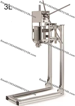 

3L Stainless Steel Heavy Duty Hand Operated Churro Churrera Machine Maker Filler Baker