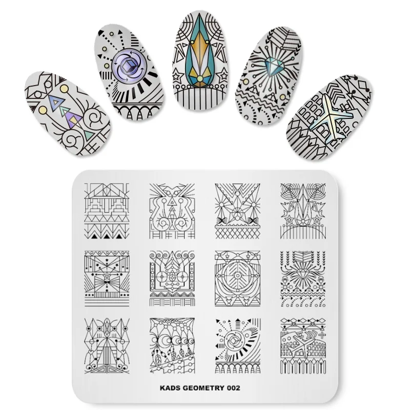 Rolabling дизайн ногтей печать пластины трафареты для маникюра DIY лак для стемпинга шаблон трафареты ногтей штамп пластина