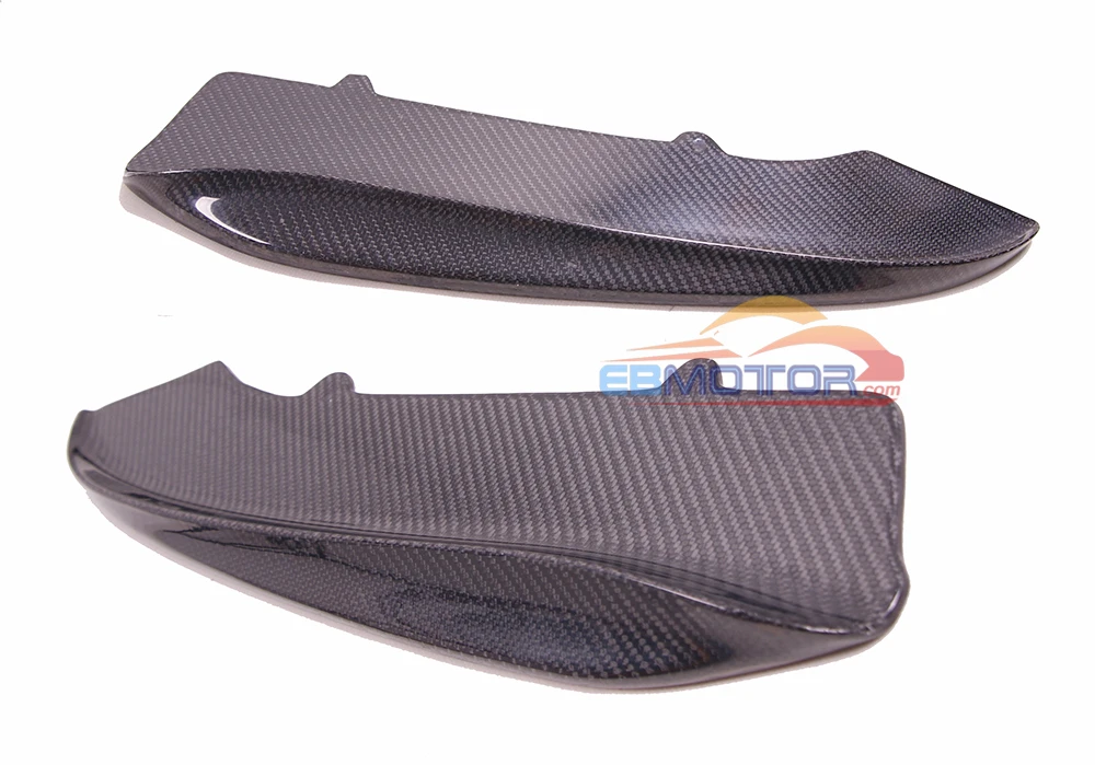 ebmotor-com Real Carbon fiber Rear Bumper Side Splitter Spoiler EXTENSIONS 1pair for BMW E92 E93 2D M3 Model 08-13 15