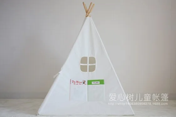 Милые картонные палатка teepee вигвама игровой домик детские тканевые кеды из коллекции домашняя игровая палатка детский игровой домик кровать, палатка крытая