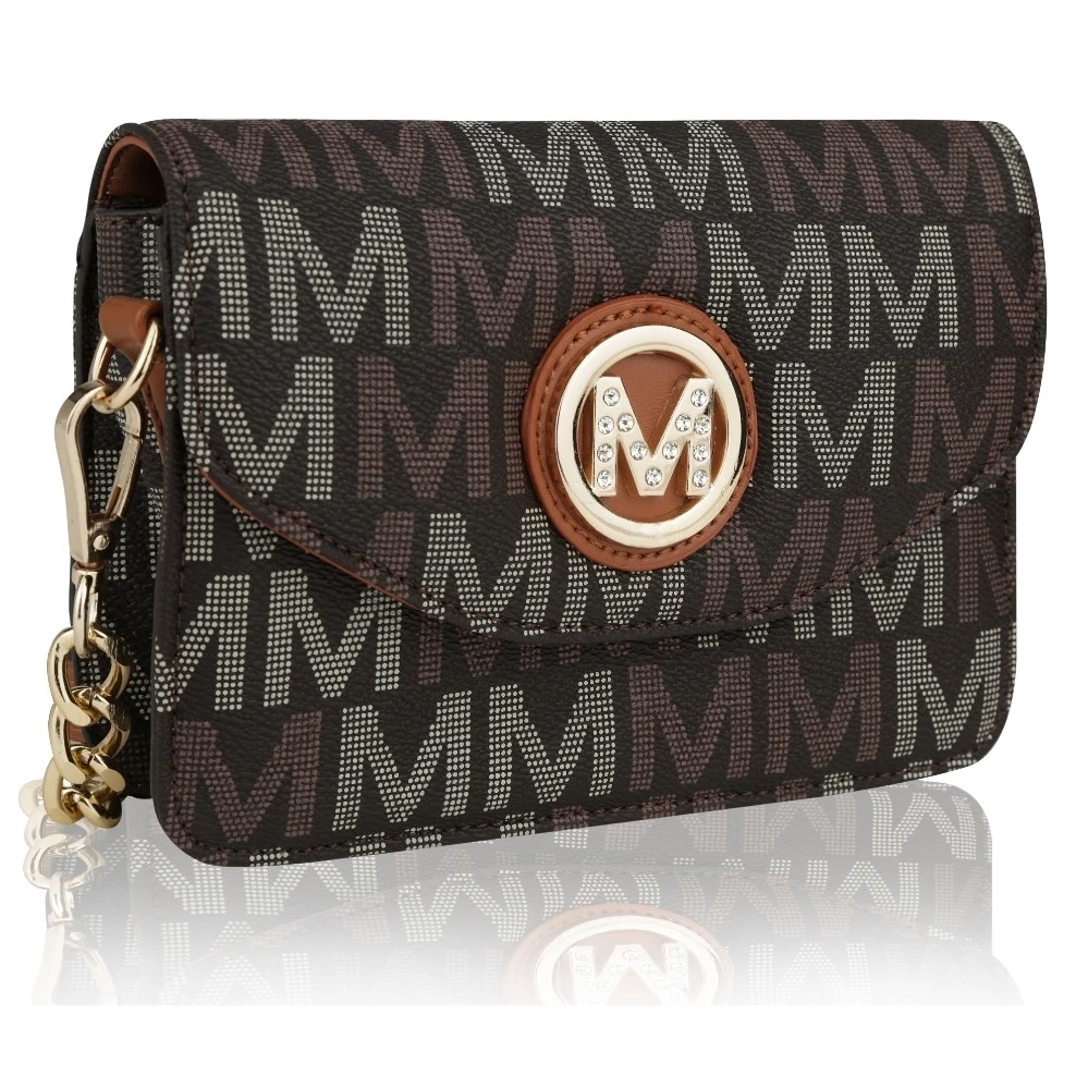 MKF Collection Ferrara M Signature Crossbody Bag by Mia K. Farrow