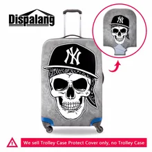 Крутая защита для багажа, защита для багажа с черепом для чемодана 18-30 дюймов, защита для путешествий, высокое качество дождевики