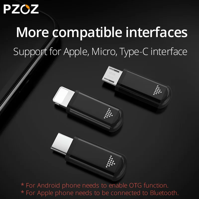 PZOZ инфракрасный пульт дистанционного управления ик порт для iphone samsung LG xiaomi usb type c кондиционер ТВ Универсальный умный ИК-контроллер адаптер