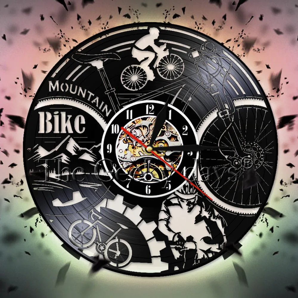 MTB orologio con disco in vinile MTB orologio con disco in vinile