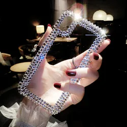 Elegant Bling Diamond Rhinestone Phone Case, Clear s - iPhone 17 Pro (Clear)