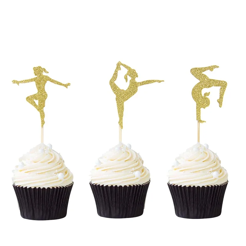 Cake Toppers 10 PCS Acrilico Cupcake Topper decorazione per Torta di Compleanno per Baby Shower Festa di Compleanno Panifici