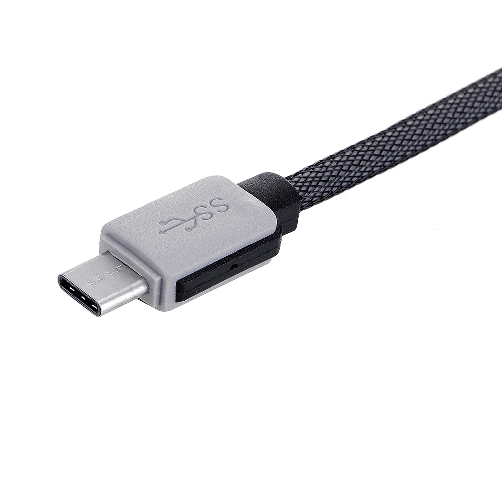 1 м сетчатый кабель для передачи данных с разъемом типа C и USB 3,0 для нового MacBook Pro