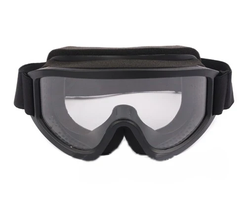 Очки для страйкбола тактические X500 защитные очки шлем Совместимость и внешней деятельности подходит весь размерный ряд головных уборов; черного цвета - Цвет: Black
