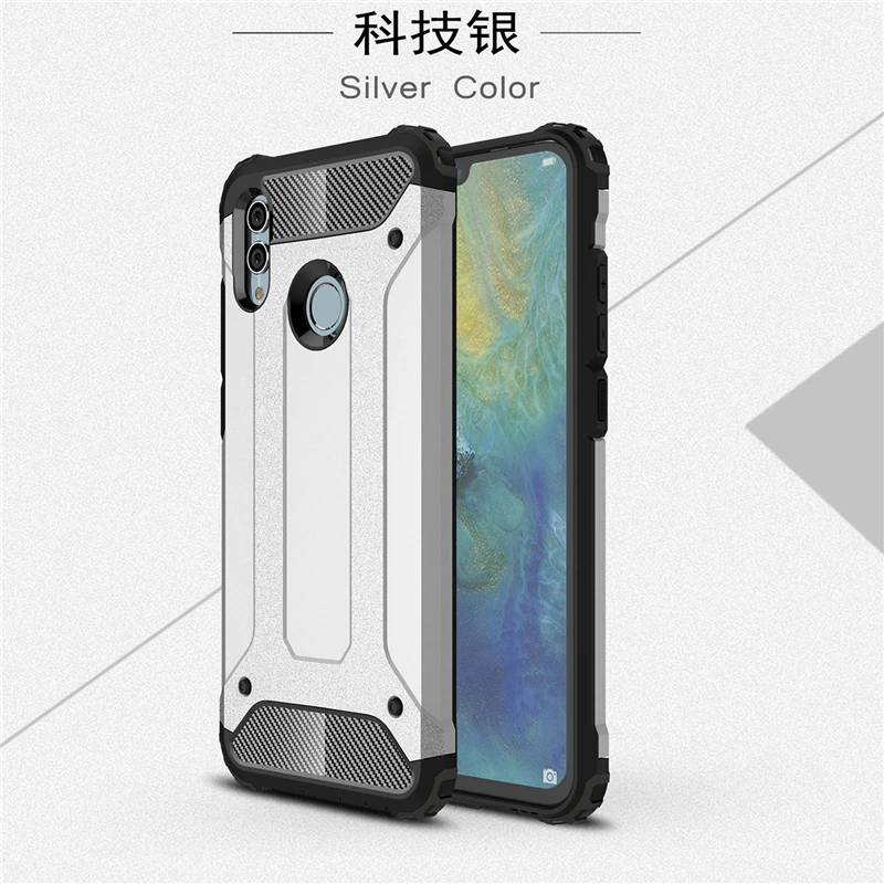 Тяжелый бронированный чехол для huawei Honor 6X 6C 7C 7A Pro 8C 8A P Smart Plus Nova 3i 4 2 s lite тонкий гибридный жесткий чехол для телефона