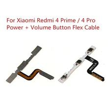 Для Xiaomi Redmi 4 Prime Pro power On OFF громкость вверх-вниз Кнопка боковые клавиши Переключатель гибкий кабель Redmi 4 Prime запасные части