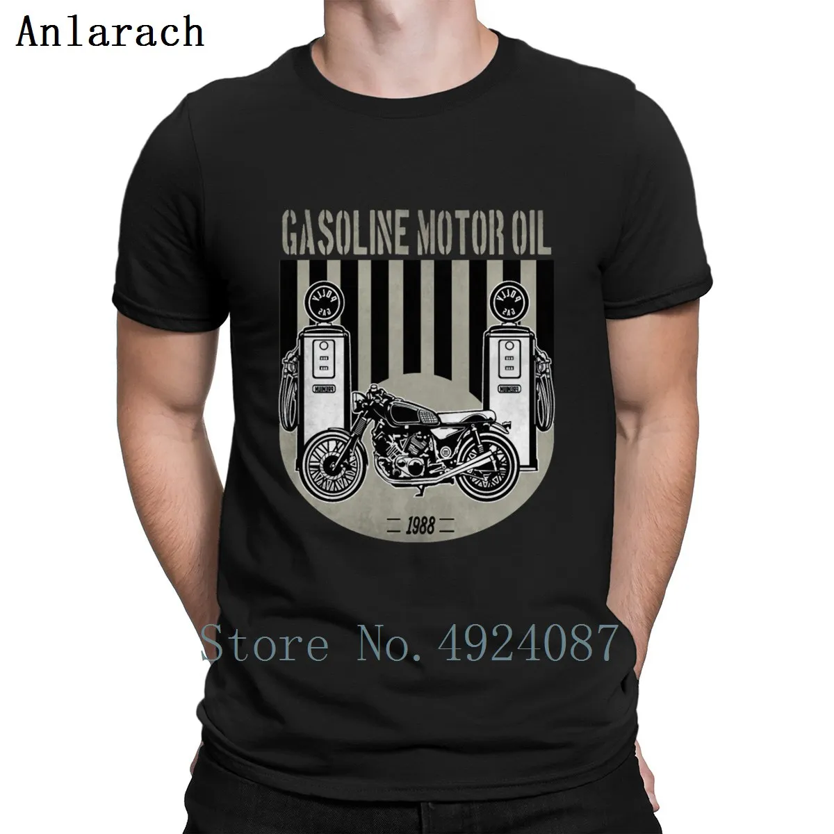 buy Gasoline Motor Oil Motorcycle Graphic T Shirt Sunlight Awesome Cheap O Neck Custom Tshirt Designs Building Novelty Top Tee