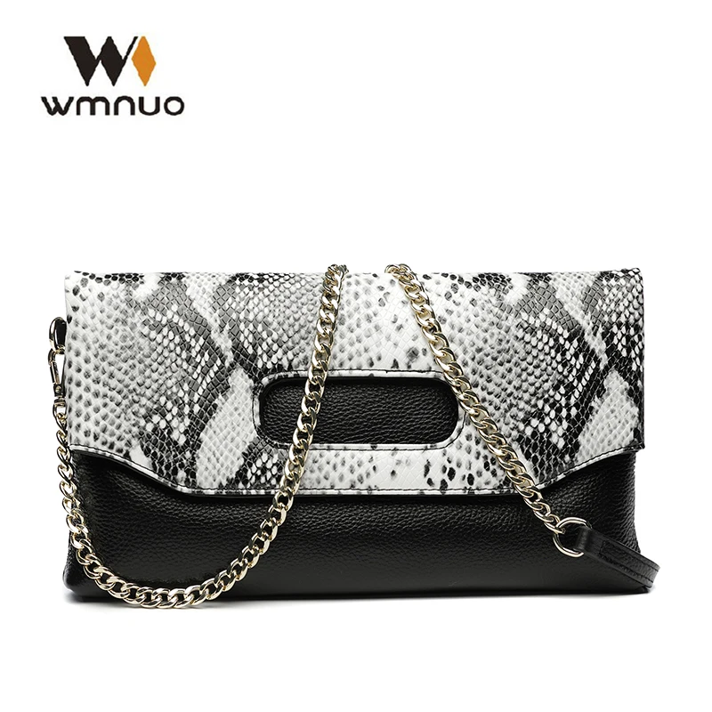 

Wmnuo Women Messenger Bag Crossbody Shoulder Bag Cow Leather Women Handbag Ladies Evening Bag Fashion Women Clutch Wallet Purse