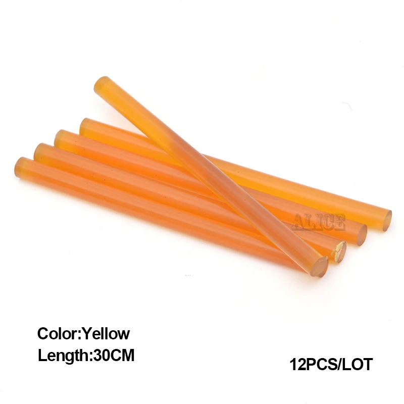 Hair Extensions Keratin Glue Sticks 30cm Hotmelt Glue Colored Hot Glue Sticks