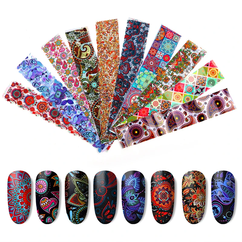 

27 Styles Colorful Starry Paper Transfer Foil Wraps Non-sticky Nail Decoration Holographic Nail Foil Set DIY Sticker Decoration