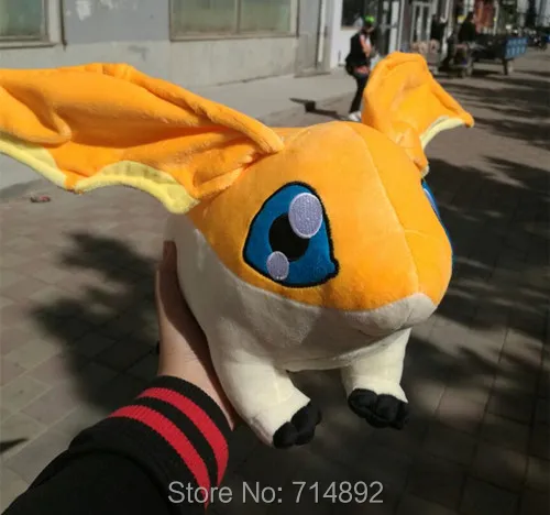 Patamon Плюшевая Игрушка Аниме Приключения Дигимонов Takaishi Takeru pet patamon 35 см Высокое качество короткая мягкая игрушка подушка