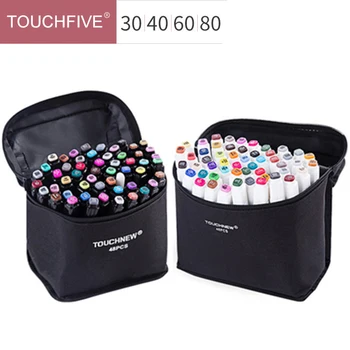 

Touchfive 36/48/60/72 Colors Drawing Markers Pen Oily Alcoholic Dual Headed Sketch Markers Set For Animation Manga Design