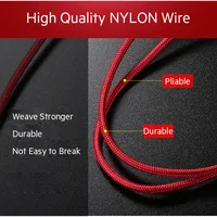 ל usb כבל USB 3.1 QC3.0 Fast טעינה כבל נתונים USB-A ל- מסוג C כבל טלפון נייד אנדרואיד עבור P30 עבור S10 (4)