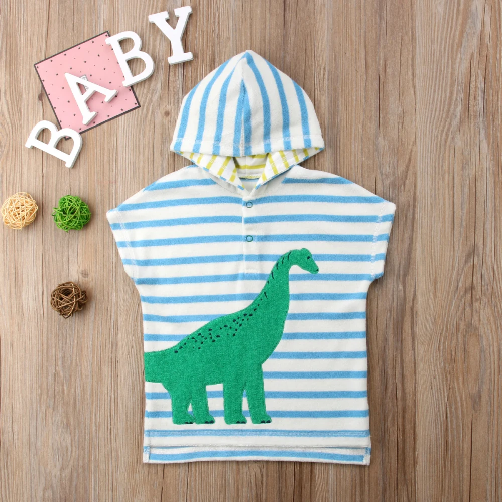 bikini cover up pants 3Colors Summer Kids Toddler Beach Hooded Cover Up Child Soft Cartoon Poncho Girl Boy Swim Beach Bath Wear Kids Bathrobe 1-6Y long flowy beach dress