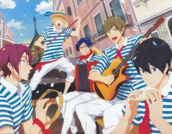 

Free! Iwatobi Swim Club Anime Characters 45*35CM Pillow Case #37327