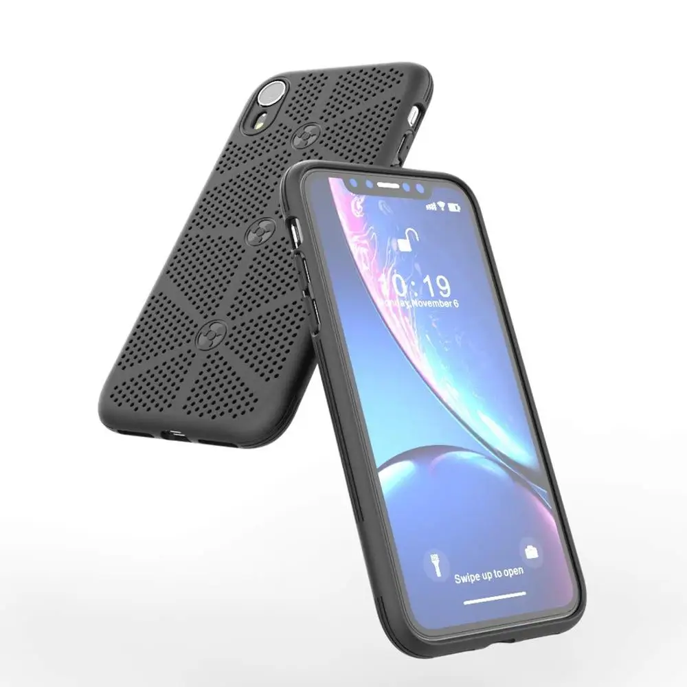 Защитный чехол для телефона из ТПУ iPhone XR с дышащим отверстием и