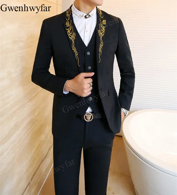 Buy Gwenhwyfar Custom Made Deep Red Mens Suits Classic