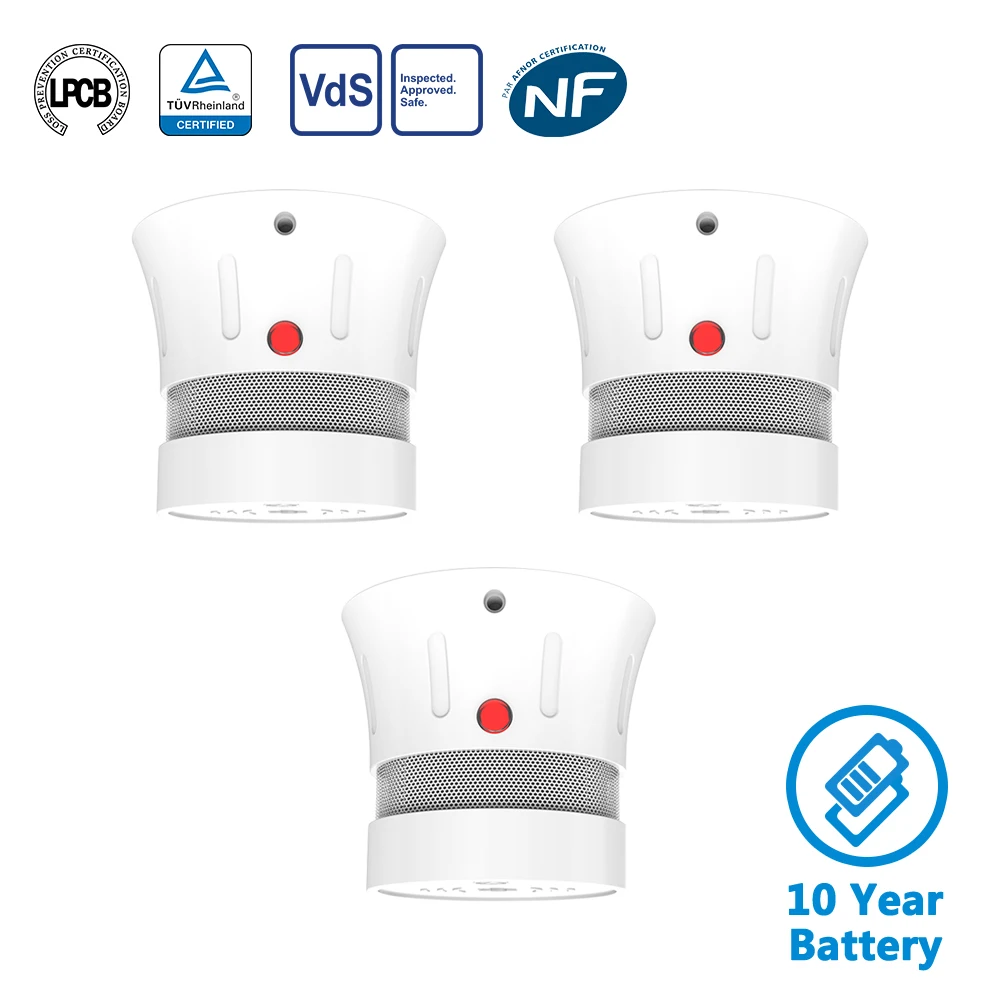 

CPVan FSD002 Smoke detector 85dB Fire alarm Smoke Photoelectric Sensor Detector Monitor Home Security rookmelder Free shipping