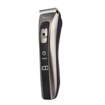 

Waterproof Hair clipper Ceramic Titanium Alloy Blade Trimmer Beard Haircut Machine Hair Cutting LED Display Hair Trimmer Men