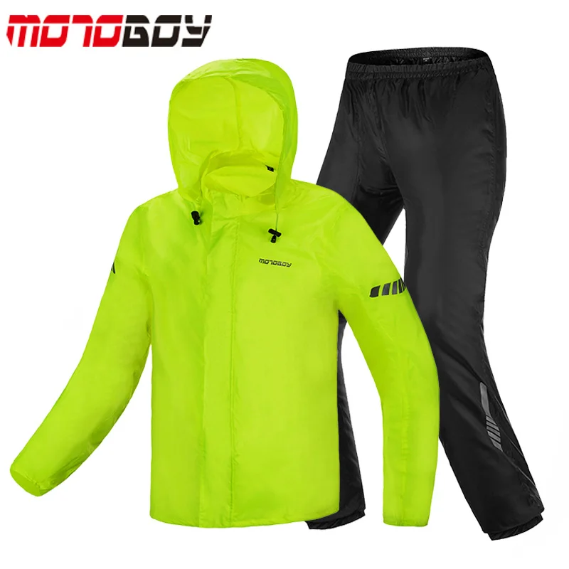 Motoboy мотоциклетные непромокаемые брюки костюм Человек Сплит водонепроницаемый мотоцикл Дождевик брюки ночью Светоотражающие M L XL XXL XXXL - Цвет: GREEN