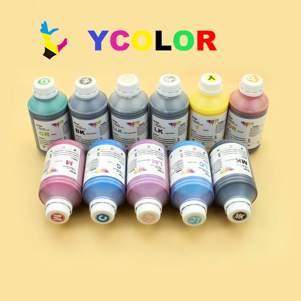 DGYCJLFP 500 мл универсальные красящие чернила для Epson Stylus Pro 4900 4910 7900 9900 7910 9910