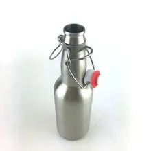 350 мл бутылка пива, нержавеющая сталь 304, стандартная бутылка пива с Поворотная Крышка