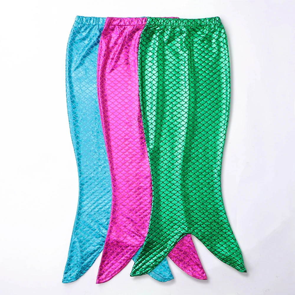

3-12Y Summer Girls Shiny Mermaid Tail Tankini One-Piece Swimmable Beachwear Girls Swimsuit BathingSuit Cosplay Princess Dress