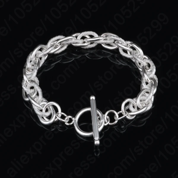 Новое поступление, простой дизайн, хорошее ювелирное изделие, 925 пробы, серебряный браслет для женщин, Свадебная вечеринка, цепочка,, подарок