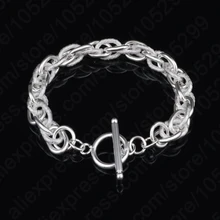 Новое поступление, простой дизайн, хорошее ювелирное изделие, 925 пробы, серебряный браслет для женщин, Свадебная вечеринка, цепочка,, подарок