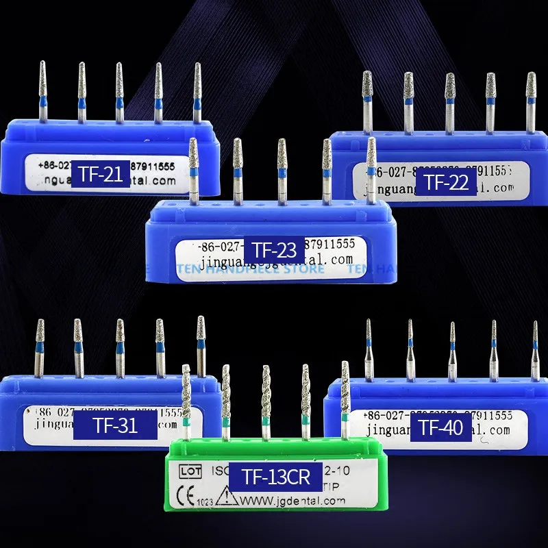 Хорошее качество 100 шт зубные карбидные боры алмазные FG высокоскоростные боры для полирующие выравнивающие зубные боры