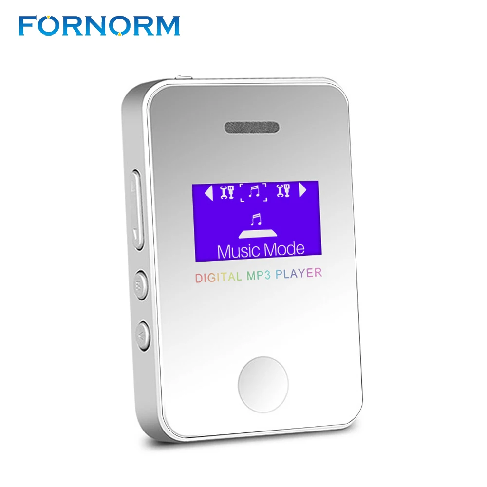 

FORNORM Mini MP3 Player 1.1Inch Screen Sports Portable MP3 Music Player Media Player For Running Supports 16GB Micro SD