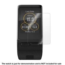 3x clear lcd protector de pantalla cubierta de la película para garmin vivoactive hr deportes smart watch accesorios