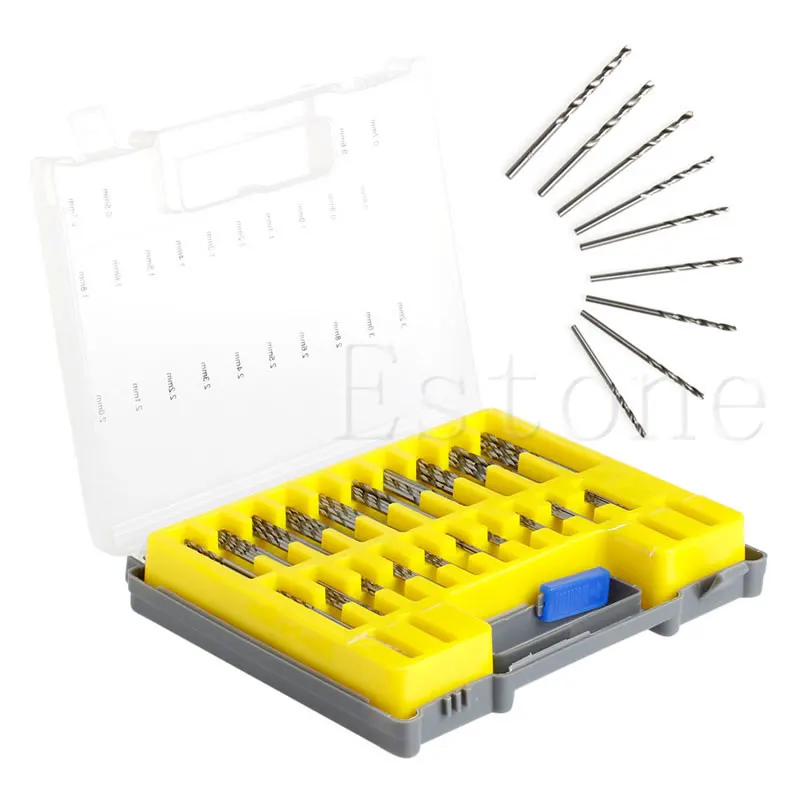 

150Pcs Mini Micro Power High Speed Steel Drill Bit Twist Kits Set 0.4-3.2mm