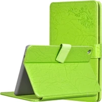 Платье с цветочным принтом из искусственной кожи чехол для huawei MediaPad T3 8 8,0 KOB-L09 KOB-W09 Honor игровой коврик 2 планшеты Clear Экран протектор - Цвет: Зеленый