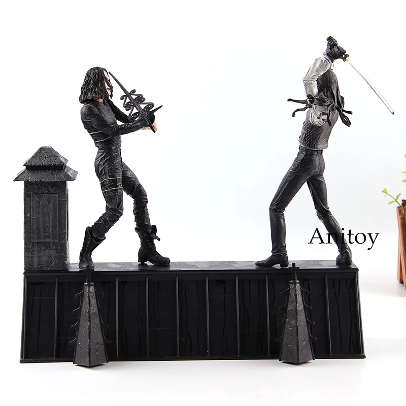 

The Crow Rooftop Battle Eric Draven VERSUS Top Dollar Horor Dolls Action Figure NECA PVC Collection Model Toys