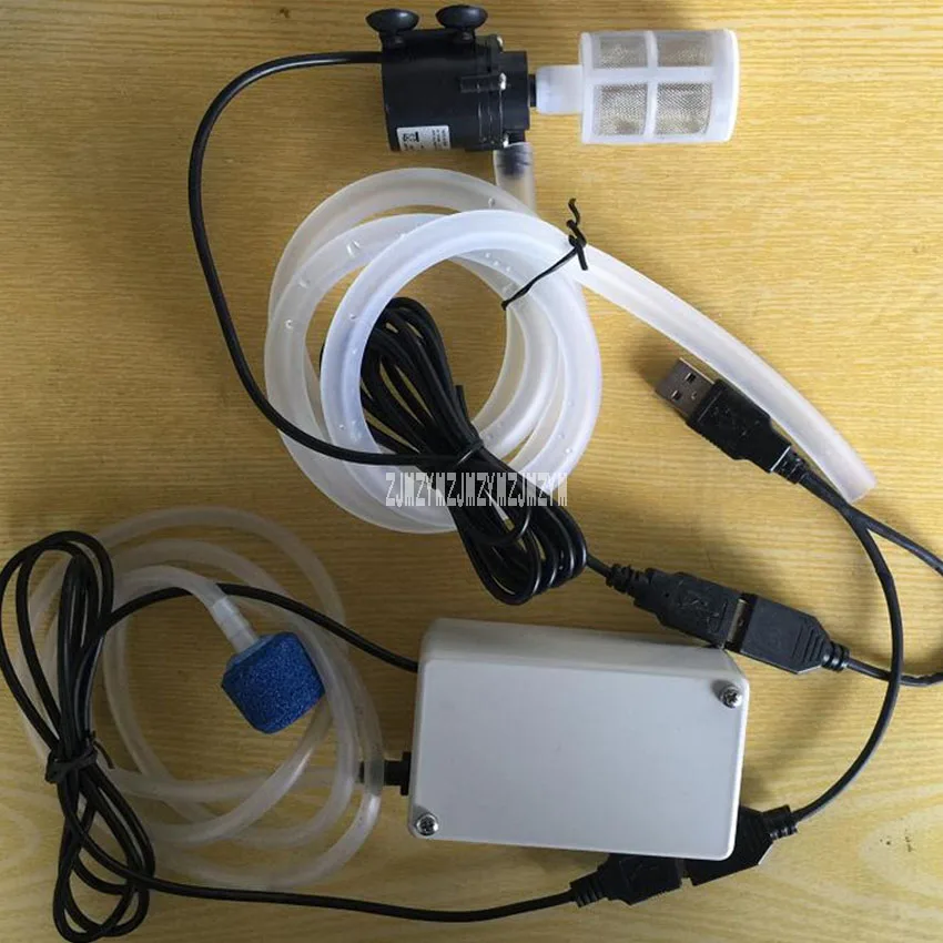 

New JT160 3.5-6V Charging Treasure Power Supply DC Brushless Pump Small Water Pump,Oxygen Pump, Fish Tank Oxygenation Filter Set