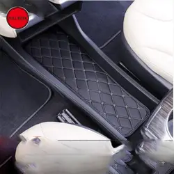 Автомобиль Центральной Консоли приборной панели коробки Подушки Pad Коврики декоративные Moudling для Tesla модель s 2014-2017 стайлинга автомобилей