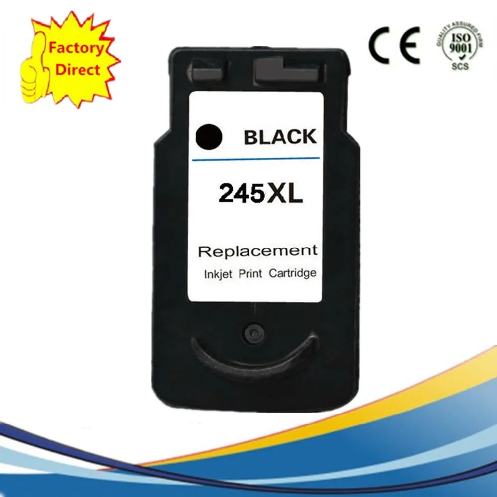 Черная модель PG245 PG245XL женская чернильный картридж 245 XL 245XL Восстановленный