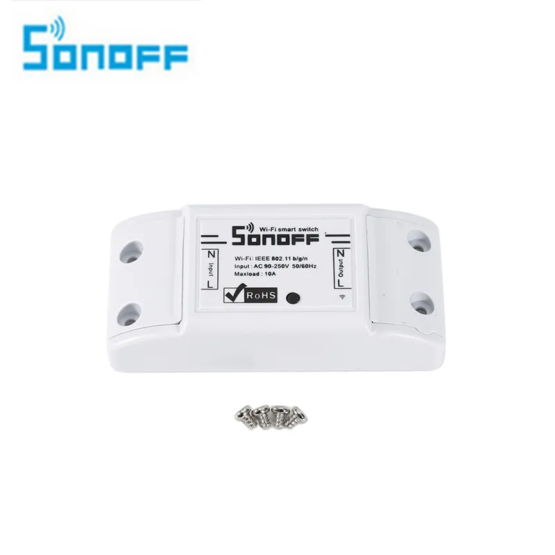 

Wireless Wifi Switch For Smart Home Automation Relay Module 10A 90-250V 220V Support IOS Android Remote Controller / IP66 Box