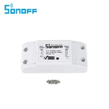 Interruptor Wifi inalámbrico para módulo de relé de automatización de domótica 10A 90-250V 220V compatible con control remoto IOS Android/caja IP66