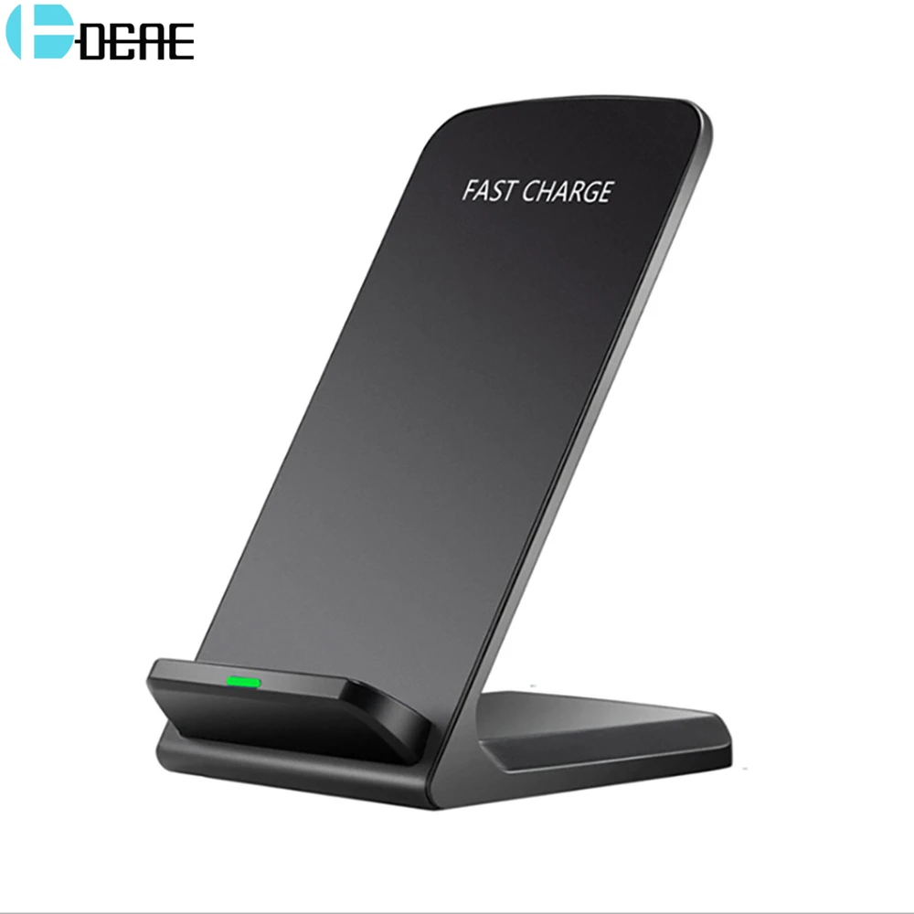 DCAE Qi Wireless Charger For iPhone XS Max XR X 8 For Samsung S9 S8 S7 Xiaomi mix 2s Fast Wireless Charging Docking Dock Station