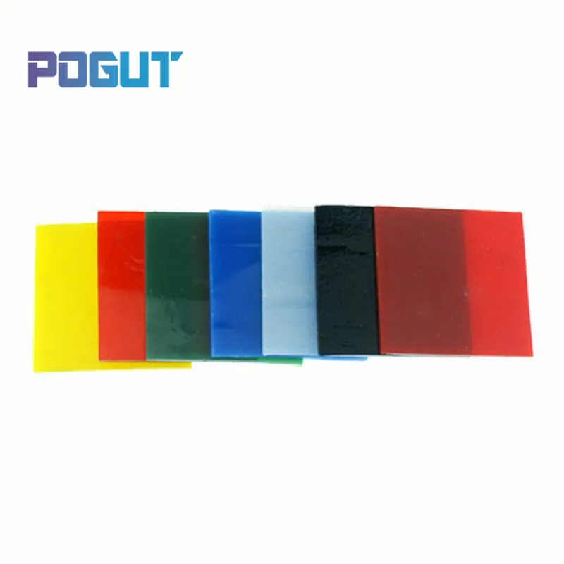 

7pcs/pack 7 Different Colors Art Glass Bullseye Glass for Making Glass Jewely In Microwave Kiln