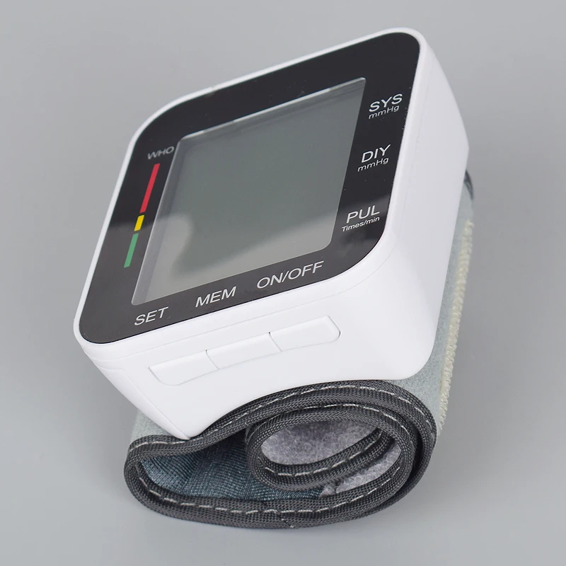Health Monitor Автоматическая цифровая наручные крови Давление монитор метр манжеты крови Давление измерение Здравоохранение