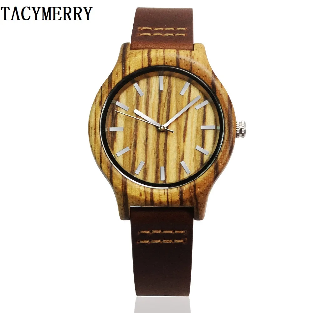 

Hot Selling Brown Wood Watch For Womens With Japan MIYOTA Movement Fashion Gifts For Christmas