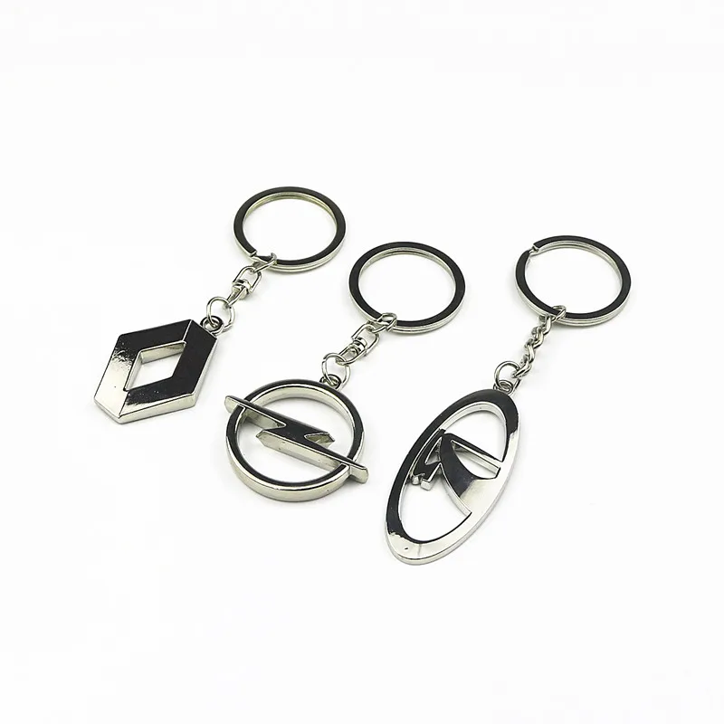 

Car Styling 3D Metal Car Keychain Key Chains Rings For Opel Astra Corsa Renault Clio Duster Lada Granta Largus Car Accessories